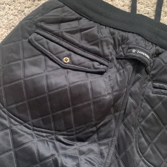Zanerobe jogger -black quilted pattern - Picture 6 of 6